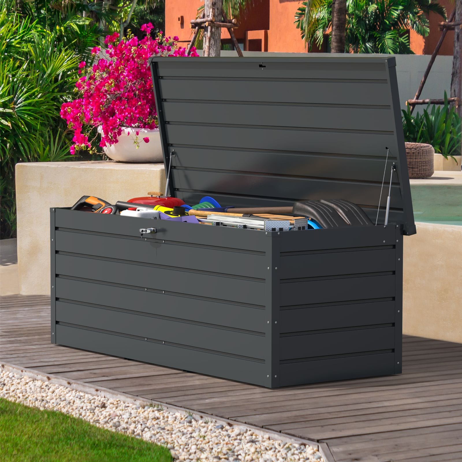 Palladium Patio Box Anthracite Grey - CoolaLiving.ie - %image_id%