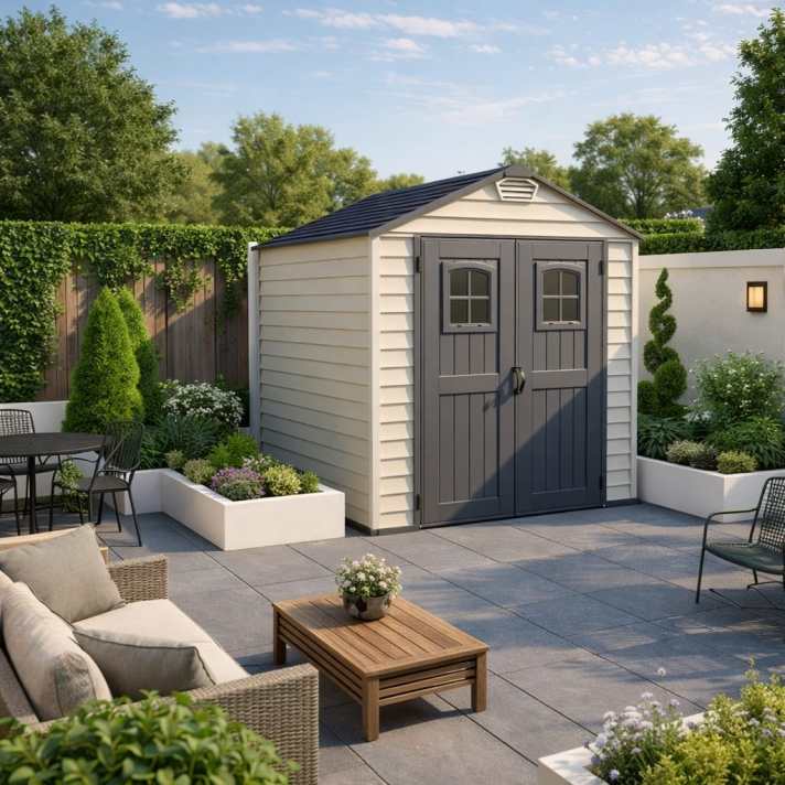 7x7 Storemax Plus Vinyl Shed - CoolaLiving.ie - %image_id%