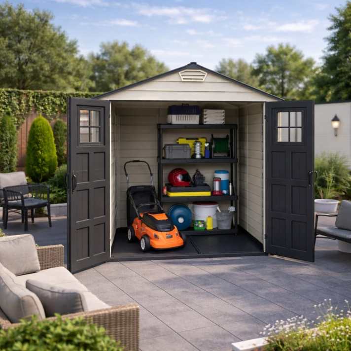 7x7 Storemax Plus Vinyl Shed - CoolaLiving.ie - %image_id%