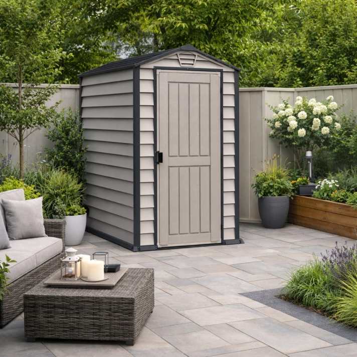 Duramax EverMore 4×6 Vinyl Garden Shed - CoolaLiving.ie - %image_id%