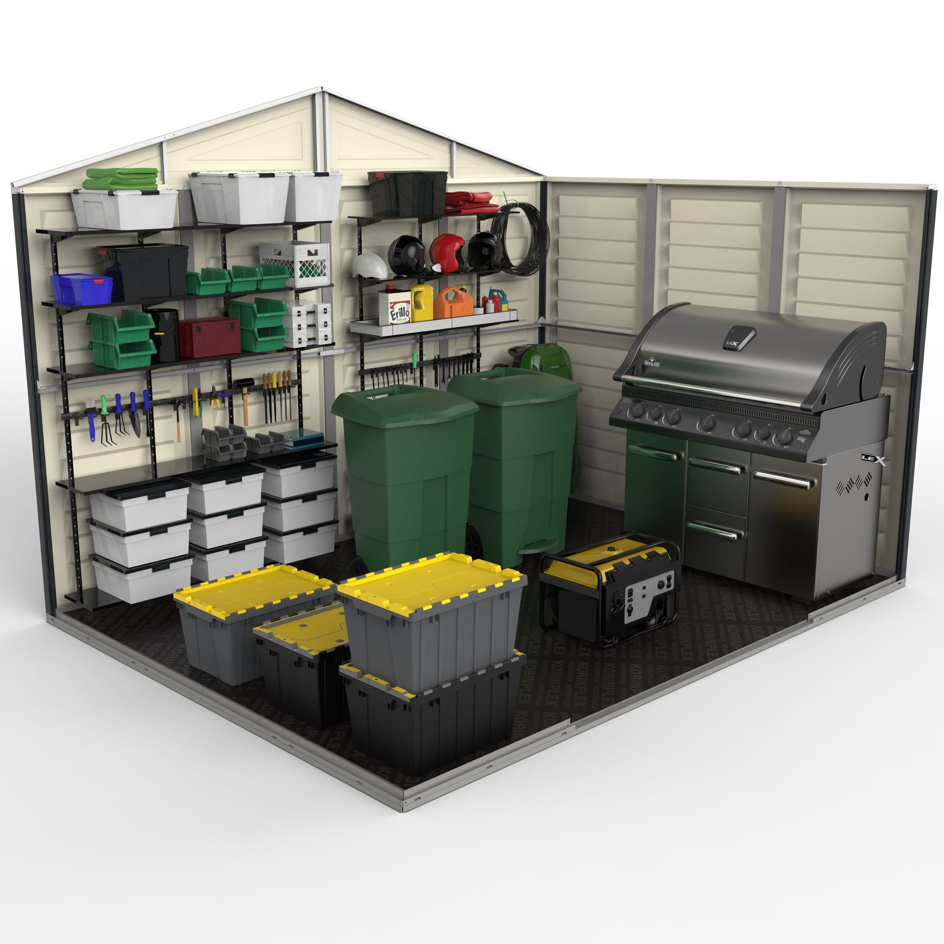 Duramax WoodBridge Plus II 10.5x8 Shed - CoolaLiving.ie - %image_id%