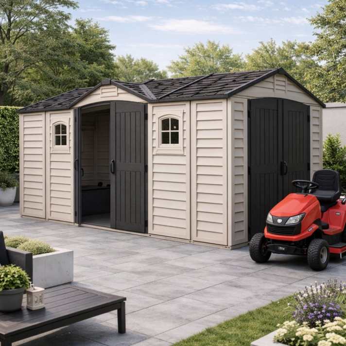 15x8 Apex Pro Plus Vinyl Shed - CoolaLiving.ie - %image_id%