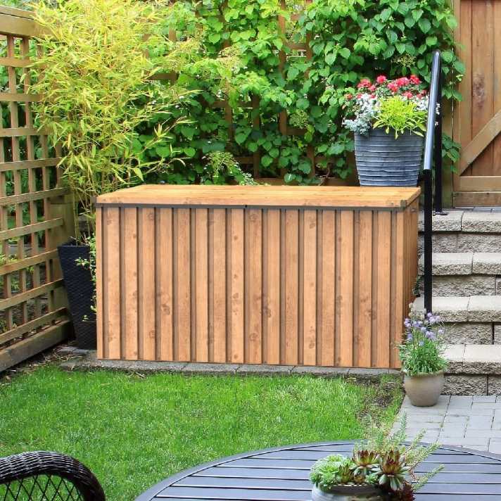 770L Metal Patio Cushion Storage Box - CoolaLiving.ie - %image_id%