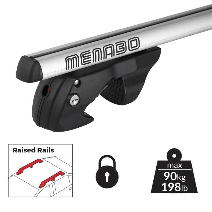 Narrow Aluminium Roof Bars with T-System | TÜV Certified - CoolaLiving.ie - %image_id%