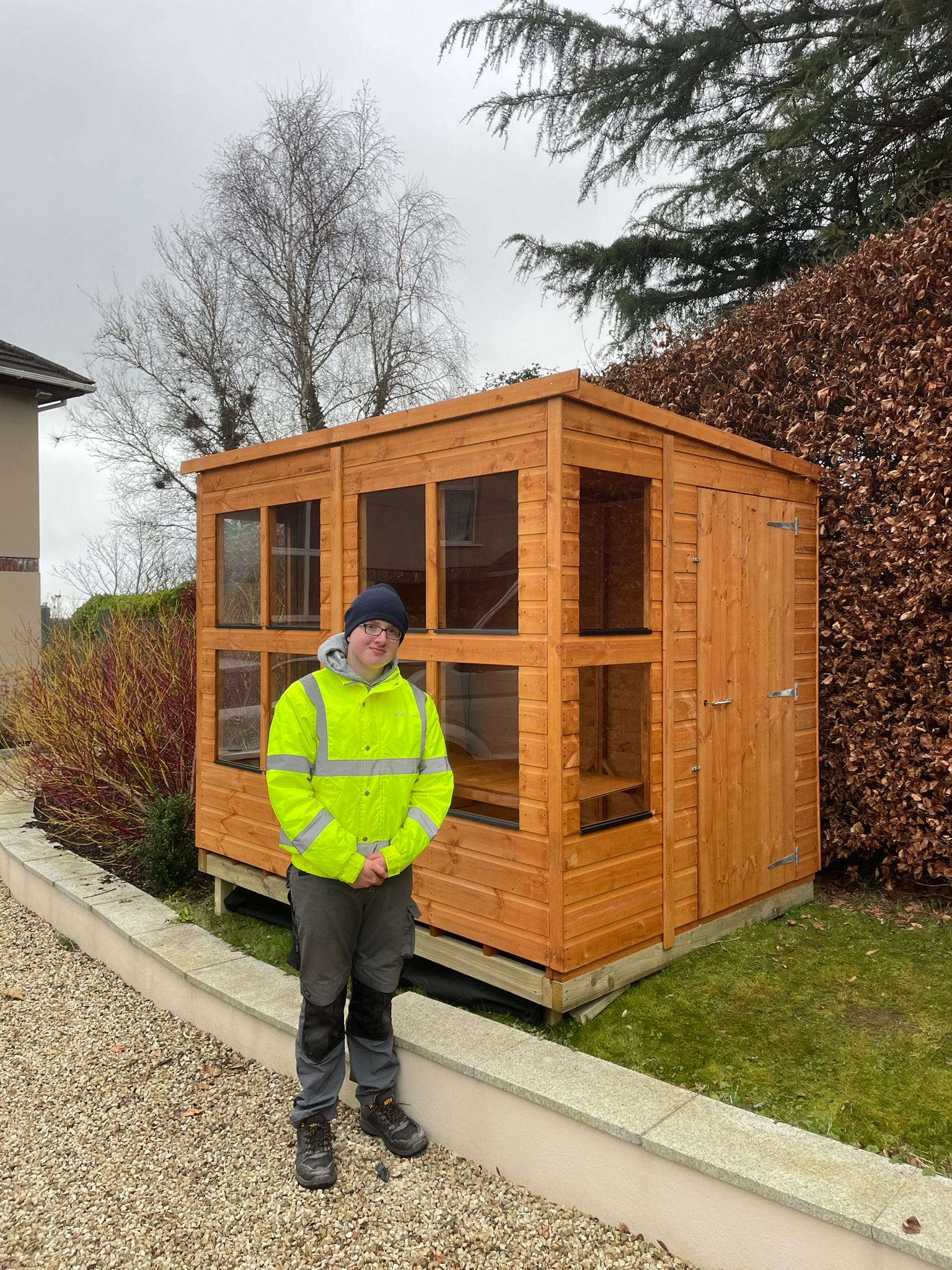 8x6 timber potting shed - CoolaLiving.ie - %image_id%