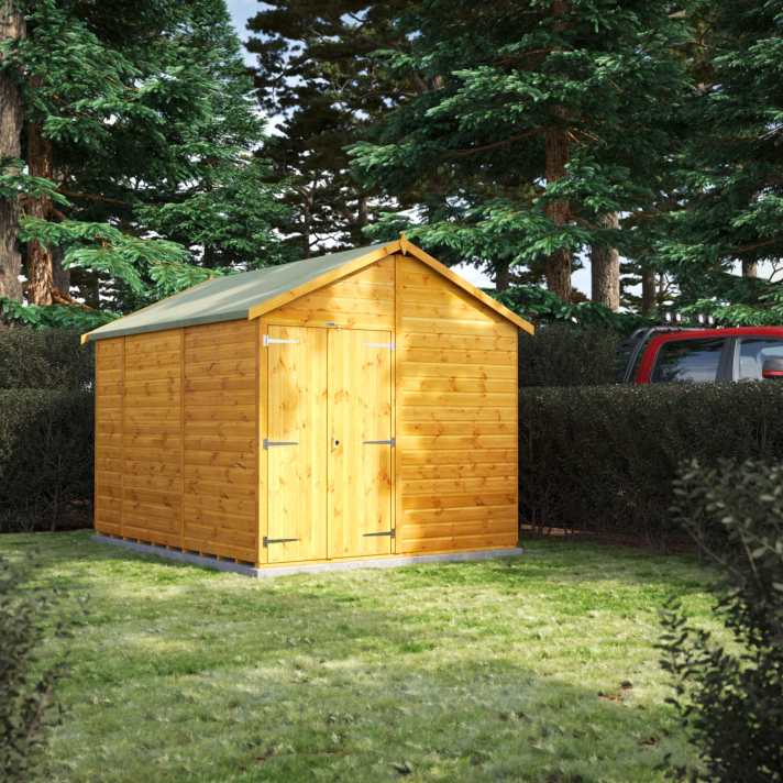 10×8 timber apex garden shed - CoolaLiving.ie - %image_id%