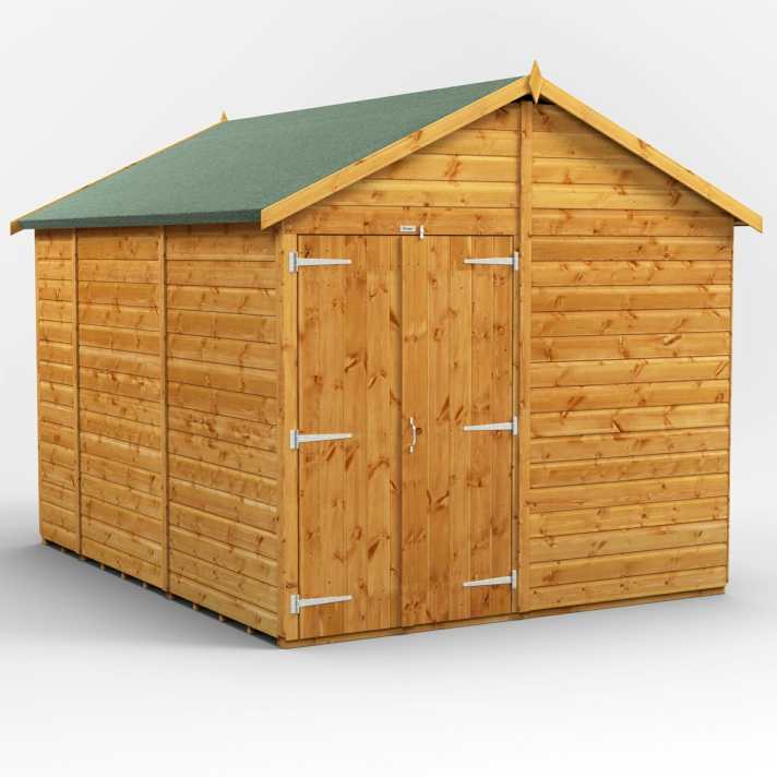 10×8 timber apex garden shed - CoolaLiving.ie - %image_id%