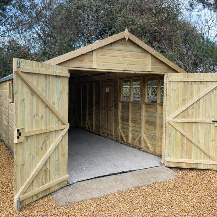 20x10 timber car garage - CoolaLiving.ie - %image_id%