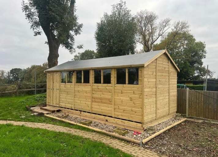 20x10 premium timber apex workshop shed - CoolaLiving.ie - %image_id%