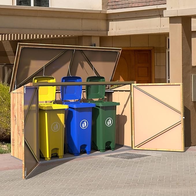 Duramax 7×3 Wheelie Bin Shed - CoolaLiving.ie - %image_id%