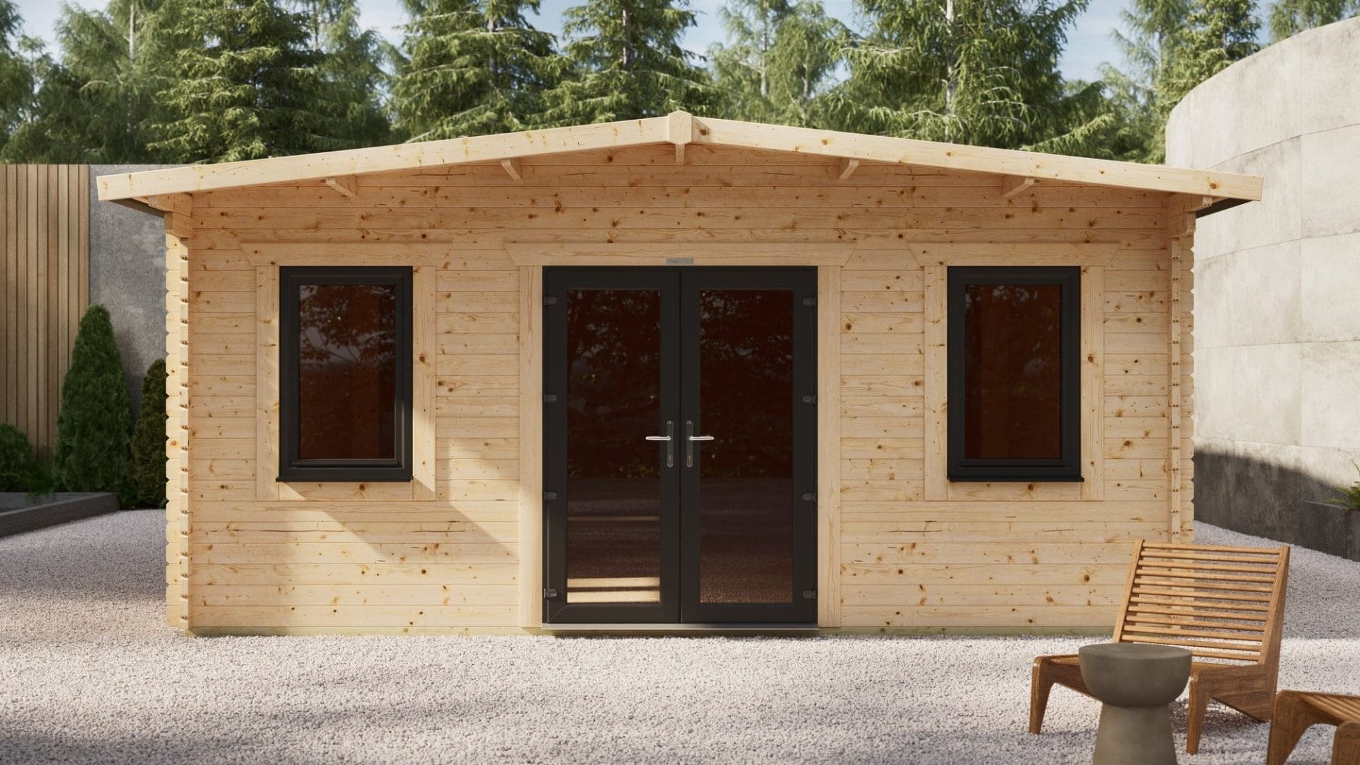 20x18 44mm Log Cabin - CoolaLiving.ie - %image_id%