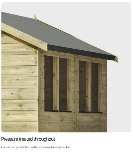 12x6 premium apex summer house - CoolaLiving.ie - %image_id%
