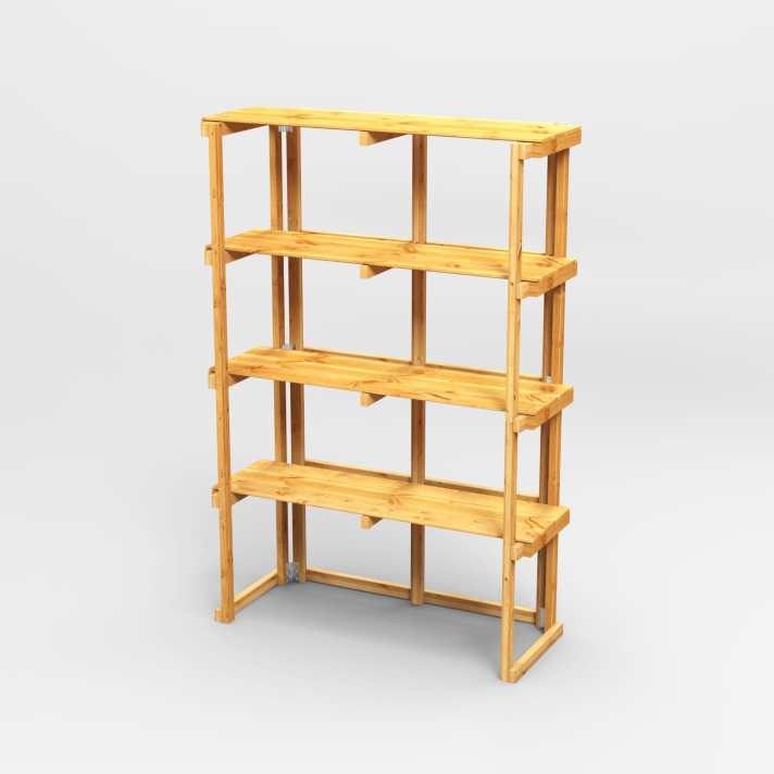 Timber Shedshed racking system - CoolaLiving.ie - %image_id%