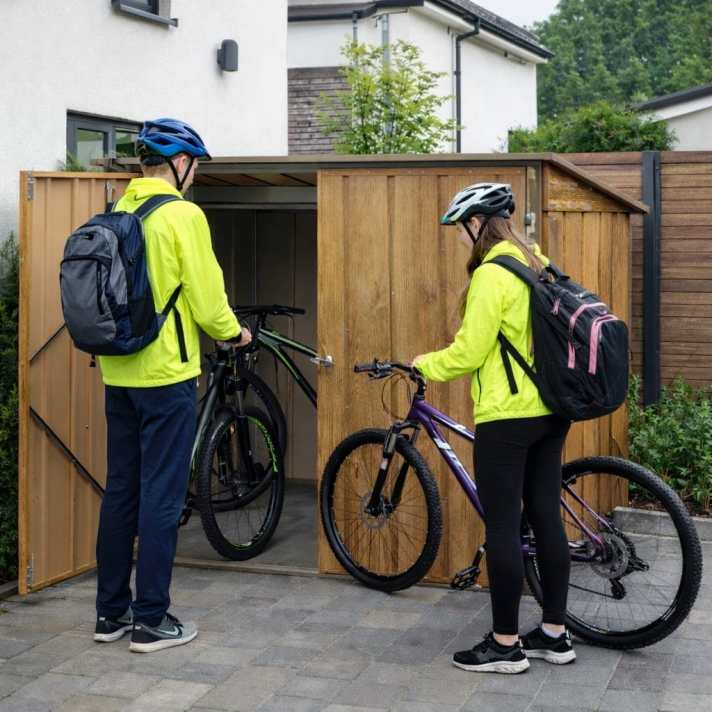 Duramax 6×3 Steel Bicycle Store Brown - CoolaLiving.ie - %image_id%