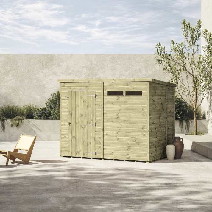 8x6 premium security pent shed - CoolaLiving.ie - %image_id%