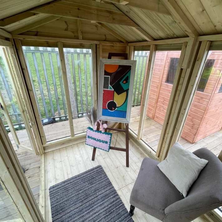 12x6 premium combi summerhouse shed - CoolaLiving.ie - %image_id%