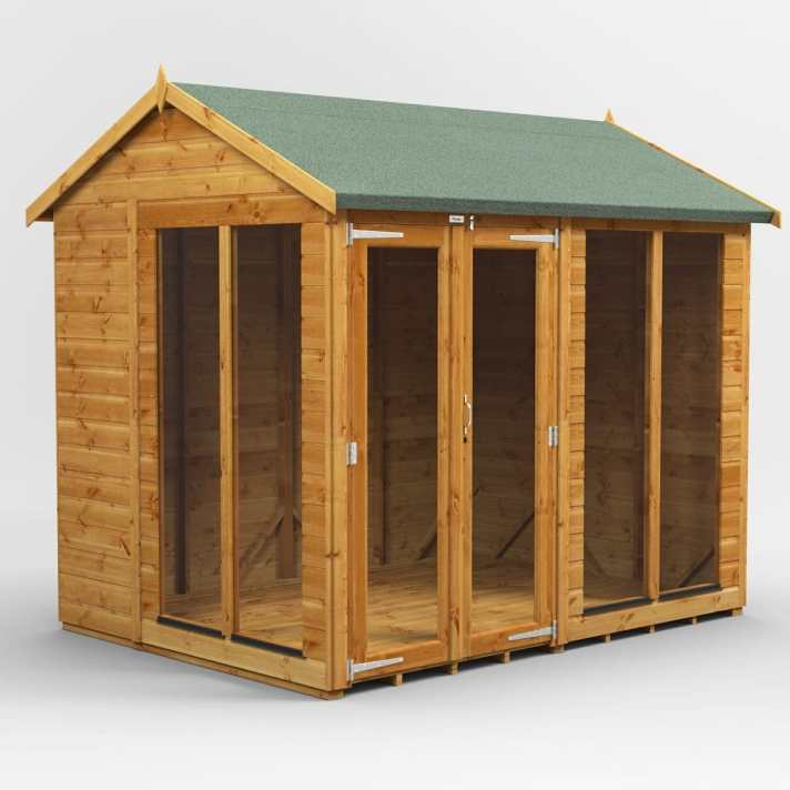 8x6 Apex Timber Summerhouse - CoolaLiving.ie - %image_id%