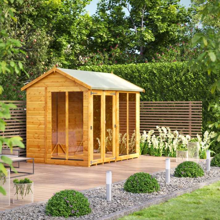 8x6 Apex Timber Summerhouse - CoolaLiving.ie - %image_id%