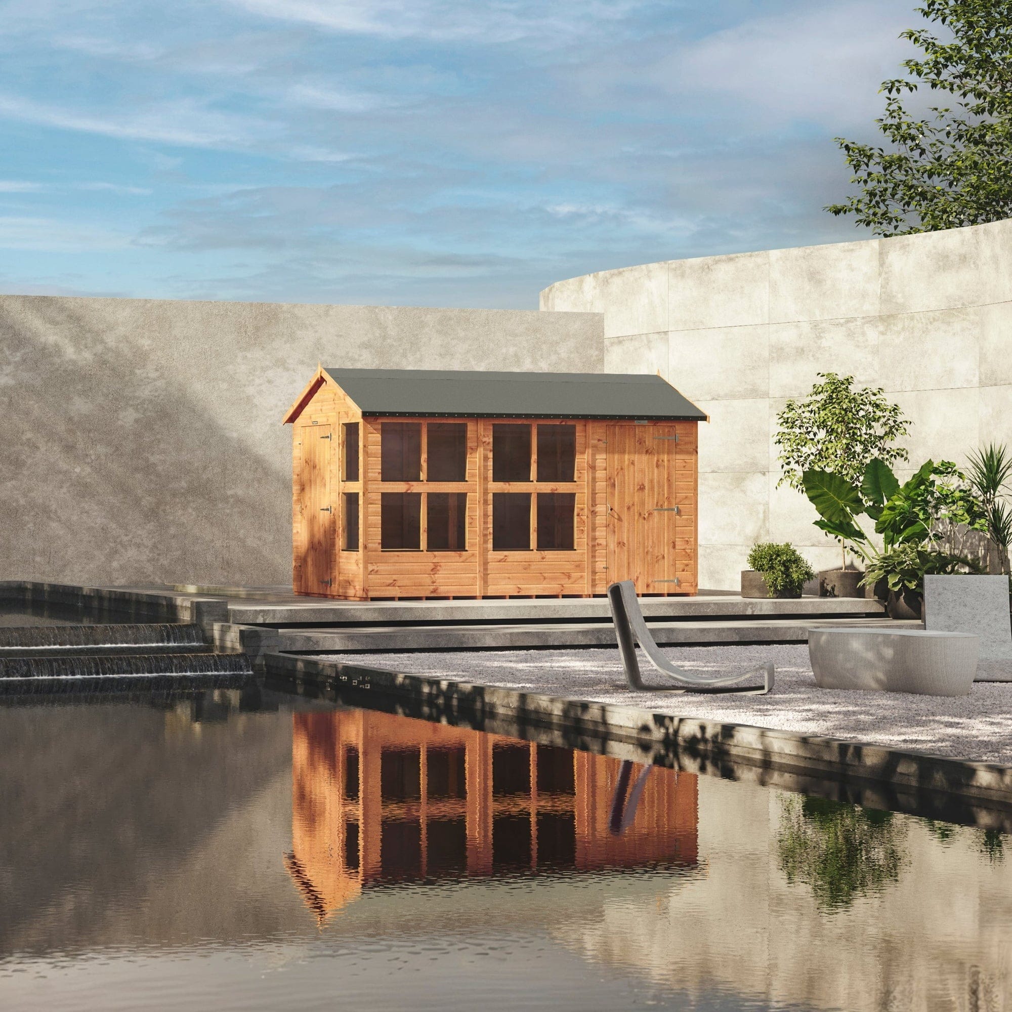 12x6 deluxe potting shed with store - CoolaLiving.ie - %image_id%