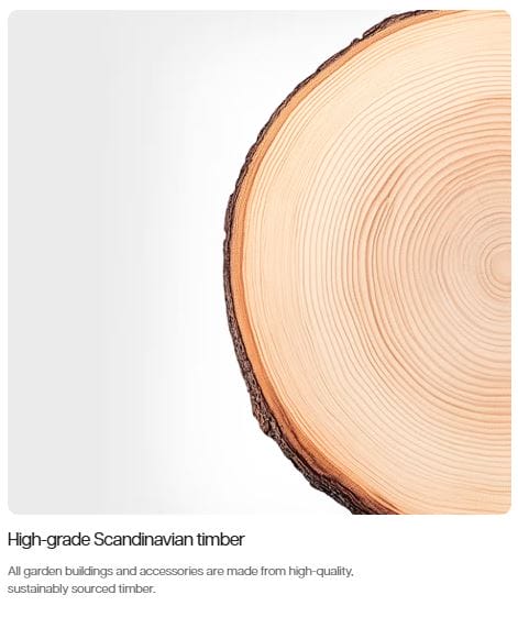 12x6 deluxe potting shed with store - CoolaLiving.ie - %image_id%