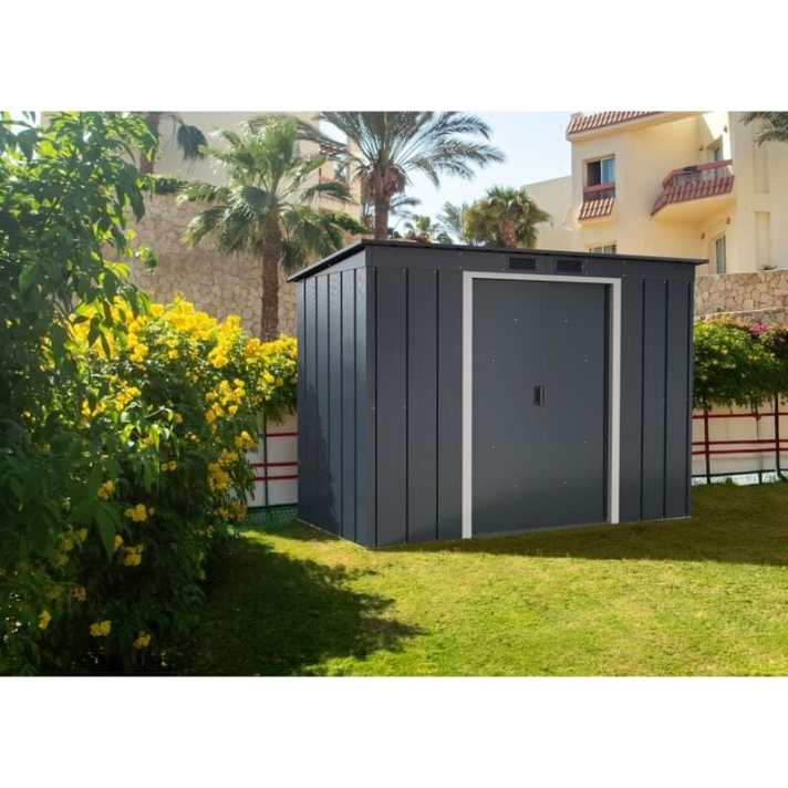 8x4 ECO Pent Steel shed - CoolaLiving.ie - %image_id%