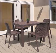 CedarRattan 4 Seater Table Brown - CoolaLiving.ie - %image_id%