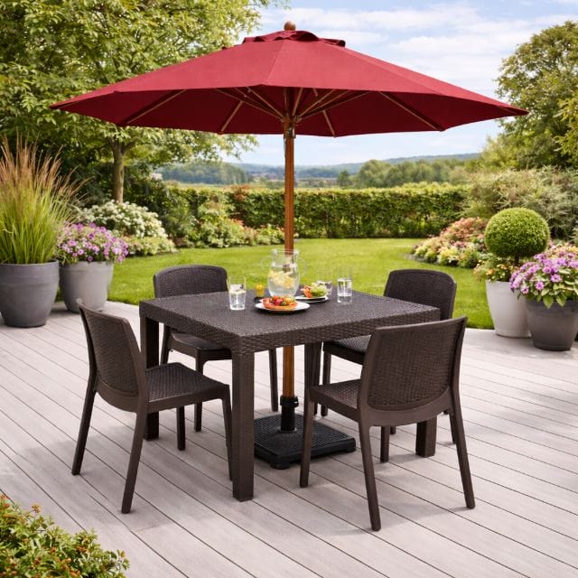 CedarRattan Garden Chair Brown - CoolaLiving.ie - %image_id%