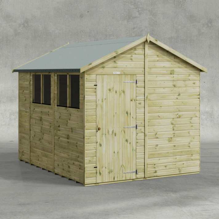 10x8 Premium Apex Shed - CoolaLiving.ie - %image_id%