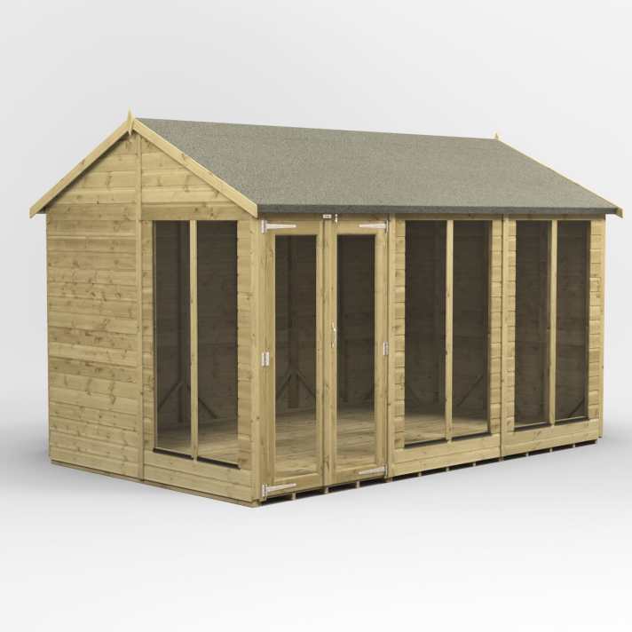 12x8 Apex Premium Summerhouse - CoolaLiving.ie - %image_id%