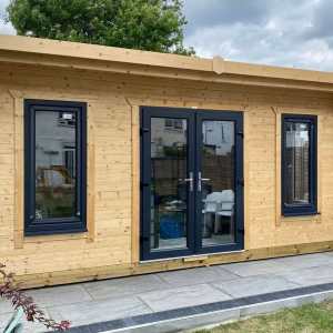 Coola 20X10 Timber Pent Log Cabin 44mm - CoolaLiving.ie - %image_id%