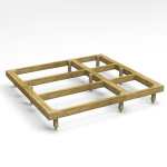 UC4 Timber Base for a 6X6 Timber Garden Shed - CoolaLiving.ie - %image_id%