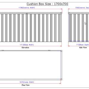 770L Metal Patio Cushion Storage Box - CoolaLiving.ie - %image_id%