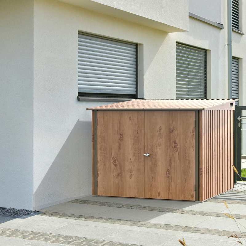 6x6 metal bicycle storage shed - CoolaLiving.ie - %image_id%