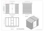 Alpine 8x6 Grey Steel Shed - CoolaLiving.ie - %image_id%