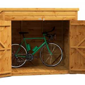 6x4 timber bike shed - CoolaLiving.ie - %image_id%