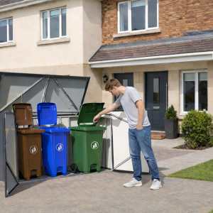 Duramax 7×3 Wheelie Bin Shed - CoolaLiving.ie - %image_id%
