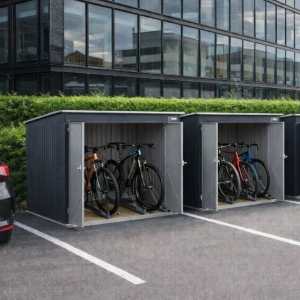 6x6 metal bike shed - CoolaLiving.ie - %image_id%