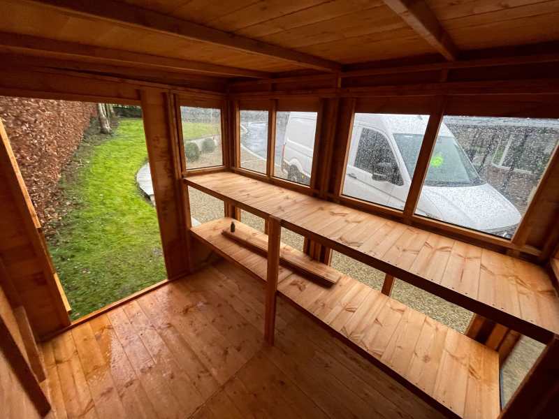 Deluxe Timber Apex potting shed - CoolaLiving.ie - %image_id%