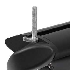 Aero aluminium roof bars Menabo Sonic Black - CoolaLiving.ie - %image_id%