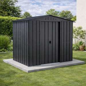 8×6 Duramax TOP Titan Metal Shed – Anthracite: - CoolaLiving.ie - %image_id%