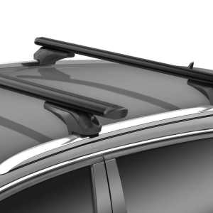 Aero aluminium roof bars Menabo Sonic Black - CoolaLiving.ie - %image_id%