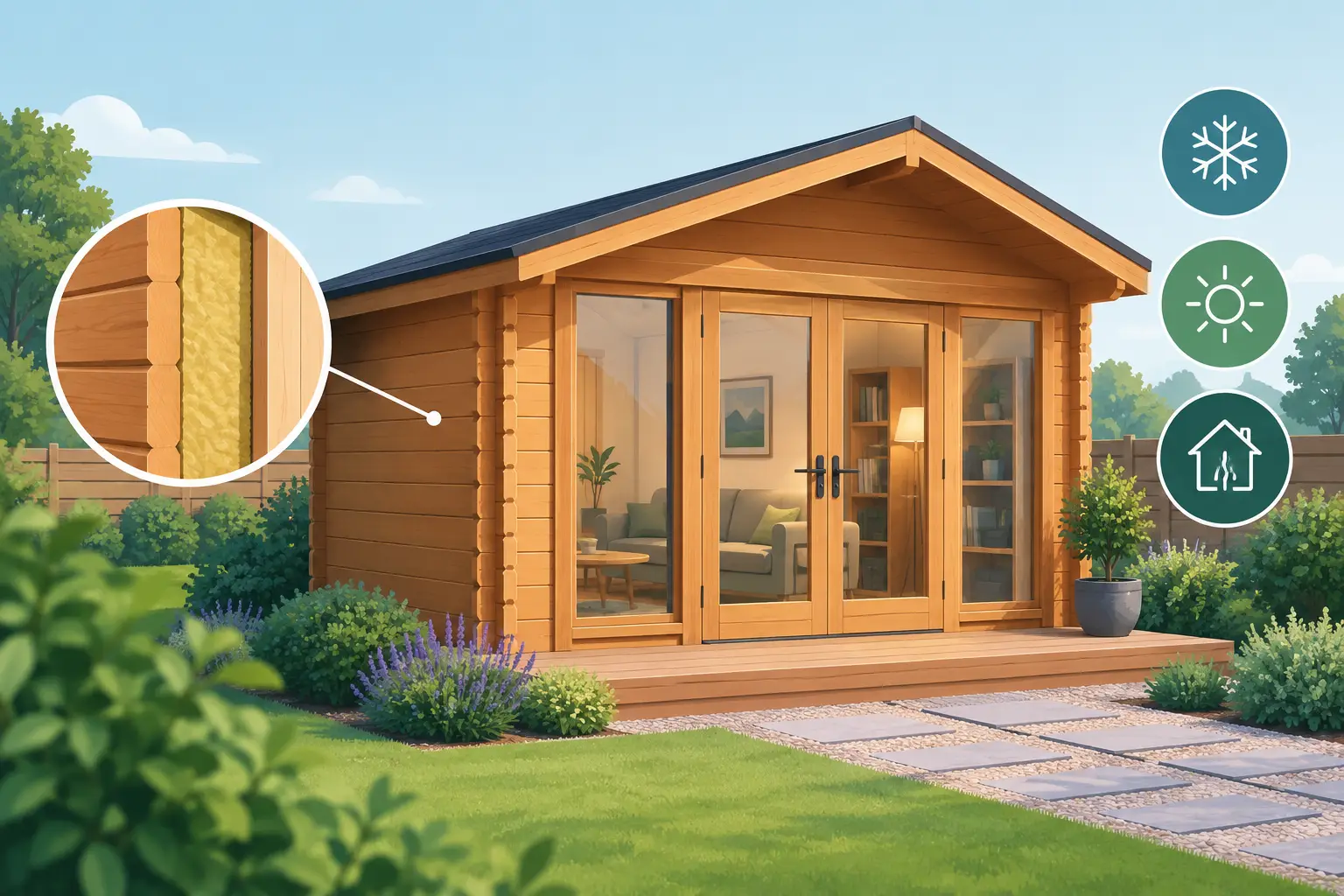 Is an Insulated Garden Log Cabin Worth It?