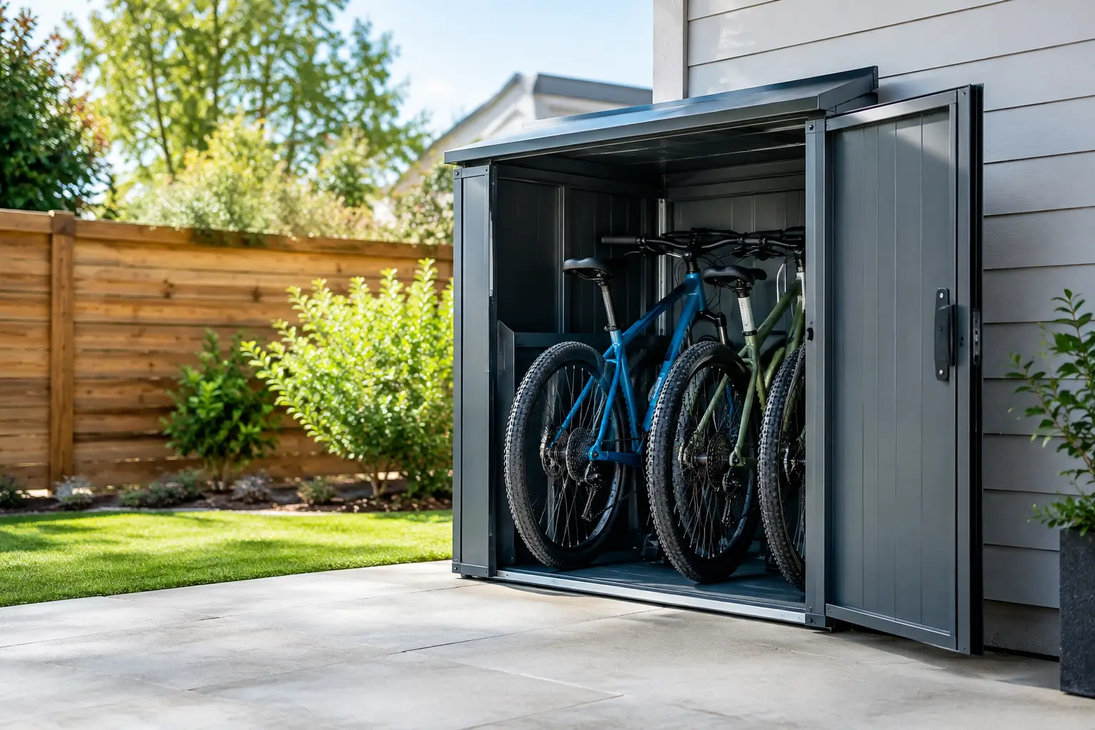 secure outdoor bike storage - CoolaLiving.ie - %image_id%